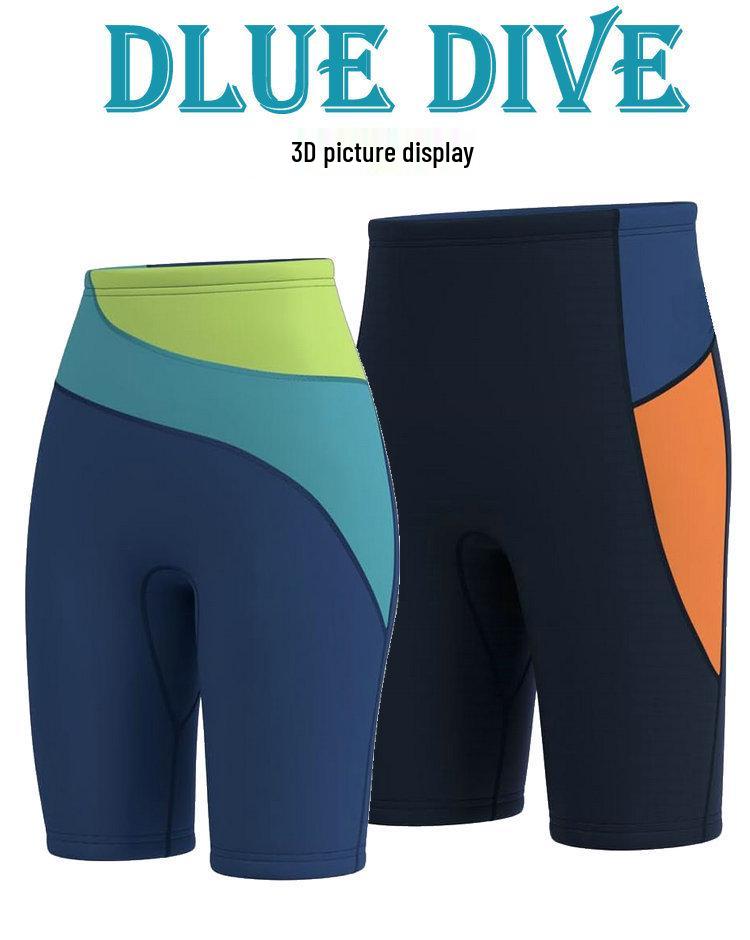 Unisex 3mm Thermal Scuba Diving Pants - Five-Point Design for Surfing, Sailing, and Free Diving