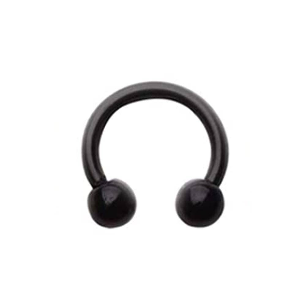 16G Bioflex Acrylic Curved Barbell Horseshoe Lip Eyebrow Rings Piercing Retainer Plastic Flexible Nose Septum Belly Piercing