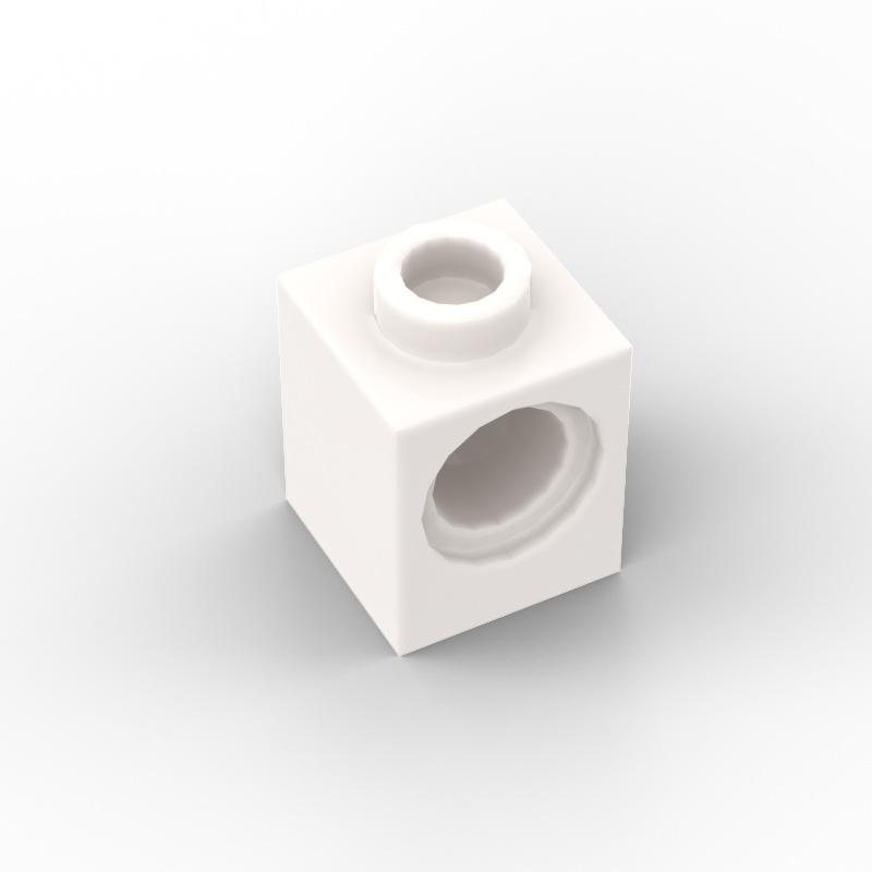 100pcs Brick Assembles Particles 6541 1x1 with Hole Bulk Building Blocks Technical Parts DIY Educational Compatible Kid Toys