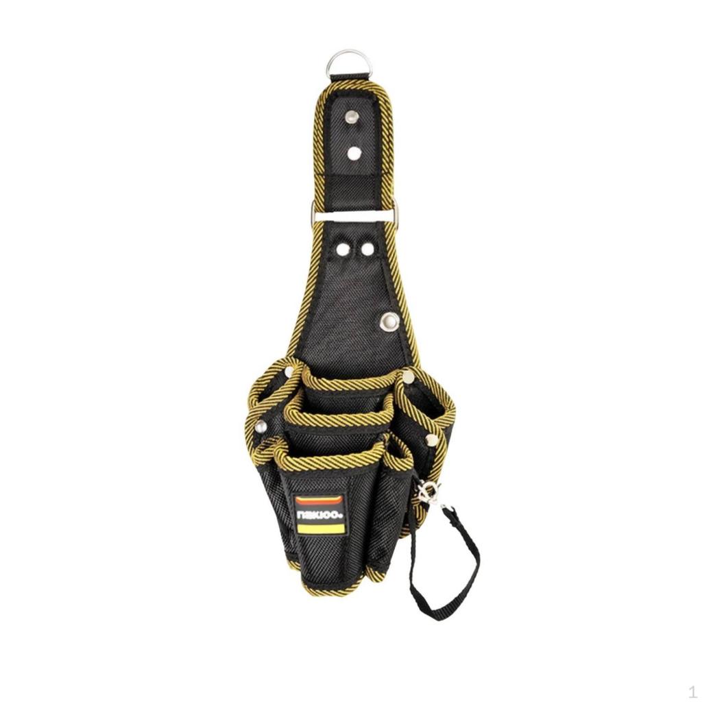 Tool Pouch with Belt Clip Quick Release Reinforced for Electricians, Carpenters,