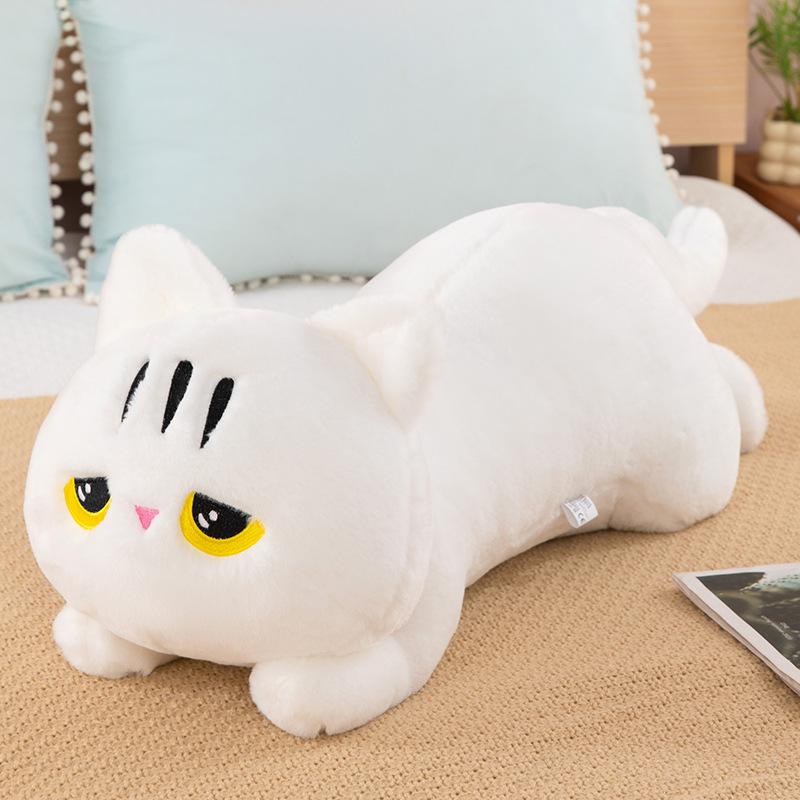 

Плюшевая игрушка кошка, спящая дома, длинная подушка-валик, подушка, детская успокаивающая кукла 50cm0.37kg