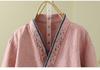 Women's Retro Chinese-Style Embroidered Cardigan with Frog Buttons