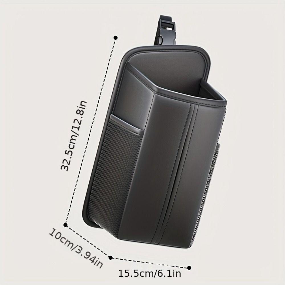 Folding Design Auto Interior Seat Organizer Center Console Tissue Bag  Car Storage