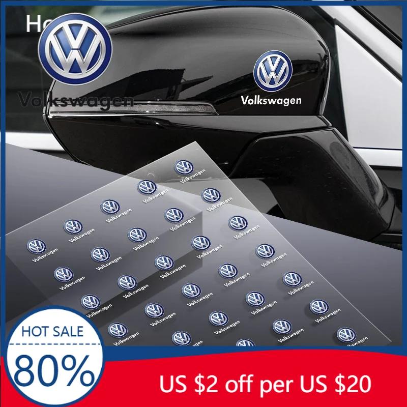 Dla VW Volkswagen Jetta MK5 Golf Emblemat Samochodowy Logo Naklejki Dekoracyjne Odznaka Naklejka Dla Volkswagen VW Touran Beetle Golf Passat Jet