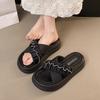 Fashion Shoes House Slippers Platform Slipers Women Slides Fashion 2025 Soft Luxury Casual Leisure Shoes Woman 2025 Slippers Soft Pantof