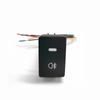 1PC Car LED DRL Front Rear Fog Lamp Radar Music Power Button Switch with Wire For Honda Civic CRV 2017 - 2021 Accessories Switches4