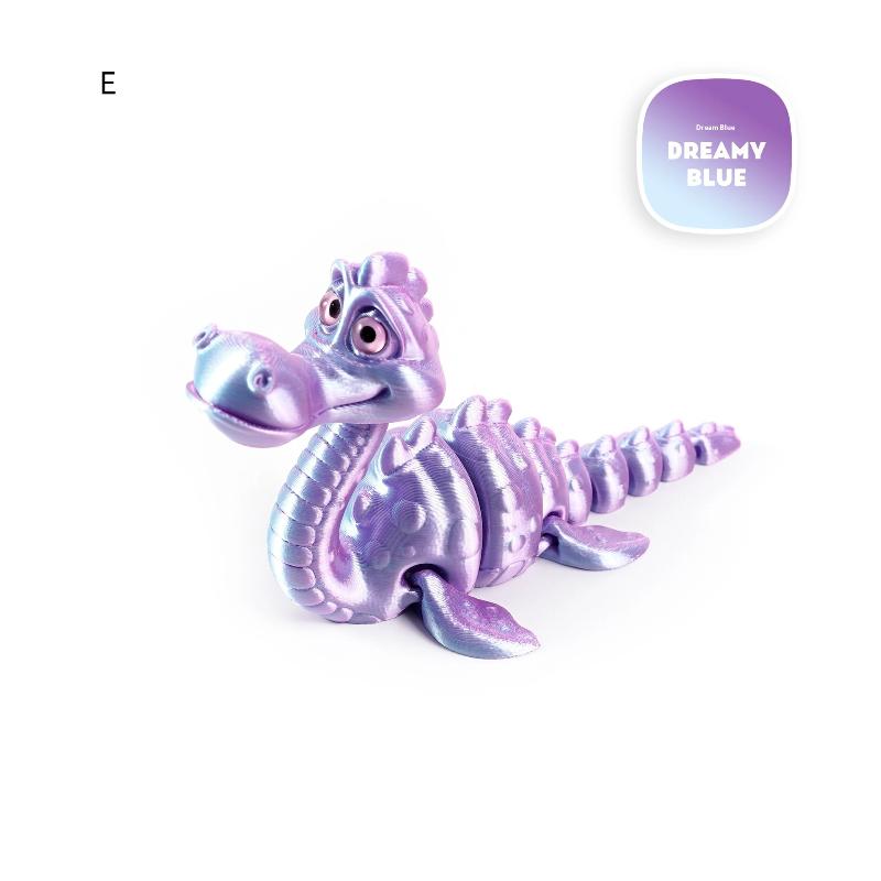 

3D Printing Cute Big Eyed Monster Desktop Figurines Children Figurine Toy Home Room Creative Ornament Model 3D