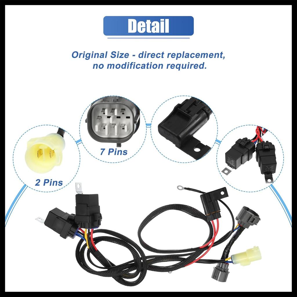 Angle Sensor Computer Bypass Kit for Honda Rancher 350 ES 2000-2006 Shift Bypass Wiring Harness Kit-