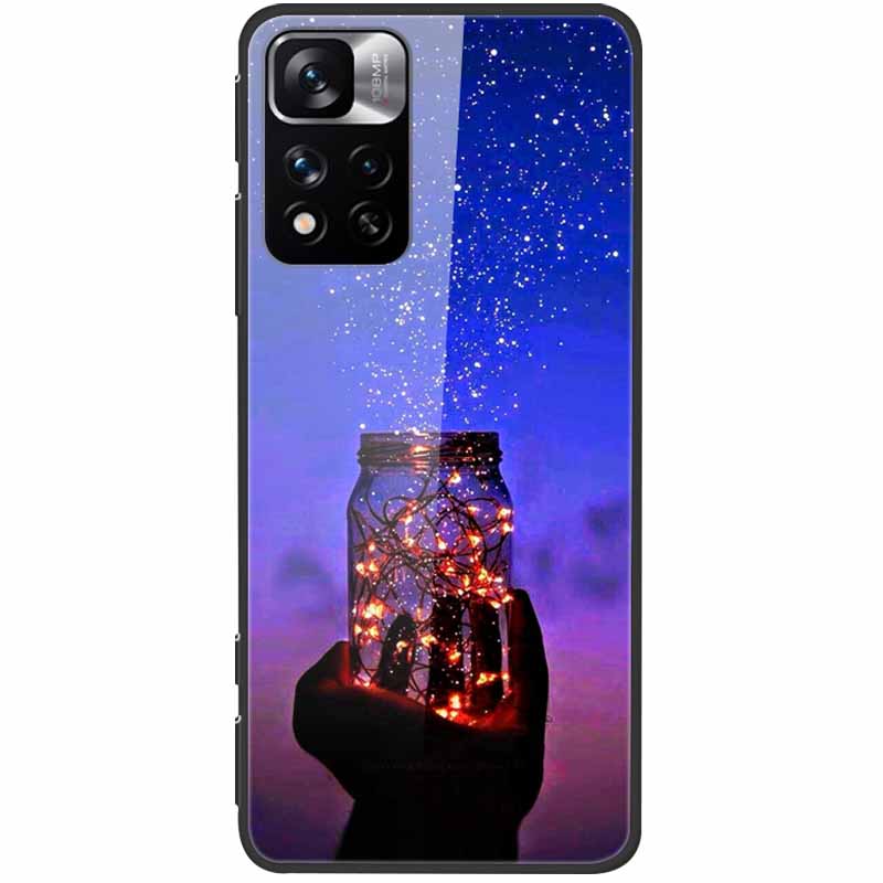 Tempered Glass Case For Xiaomi Redmi Note 11 Pro+ 5G Cover Hard Protective Funda for Redmi Note 11 Pro Plus 5G Soft Bumper 6.67