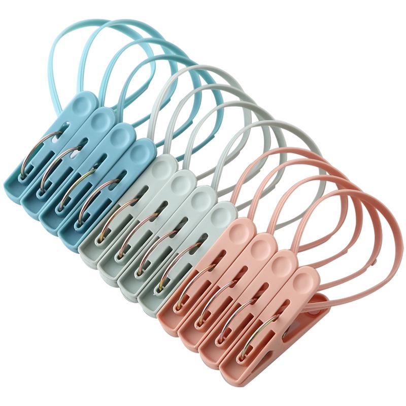 Multi-functional Windproof Plastic Clothes Peg and Hanger - Ideal for Drying Pants, Quilts, and More