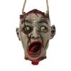 Halloween Spooky Candy Bucket Zombie Head Handbag Creepy Trick or Treat Candy Pail for Halloween Party Haunted Houses Decoration
