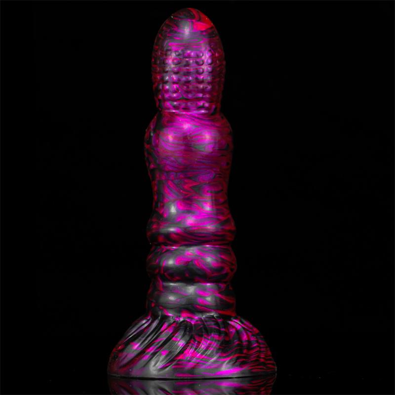 King Kong Bell Liquid Silicone Mixed Color Anal Plug Sex Toys for Women with Oversized Backyard Expansion Anal Masturbation Device
