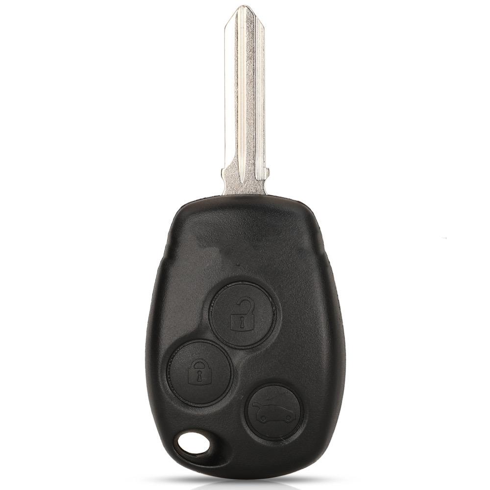 2 3 butoane pentru cheia de la distanță pentru carcasă pentru Renault Megan Modus Clio Modus Kangoo Logan Sandero Duster Carcasa alarmă auto