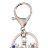 Keychain Pendant Sparkling Rhinestones Inlaid Snowflake Design Key Holder with Lobster Clasp Backpacks Car Accessory