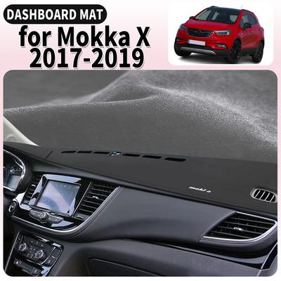 Fit for Opel Mokka Vauxhall Mokka X 2017- Car Dashmat Dashboard Cover Pad Accessories DashMat Sunshade Protective Carpet