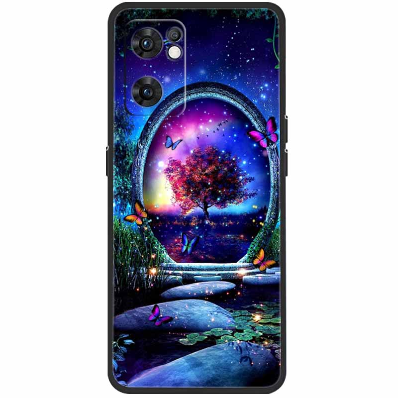 For Oppo Find X5 Lite Case Silicone Soft Protective Black TPU Phone Funda for Oppo Find X5Lite 5G 2022 Case CPH2371 Fashion Bag