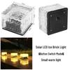 Solar Ice Brick Induction Light for Outdoor Garden Steps