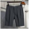 Men's Trendy Summer Casual Suit Shorts - Light, Mature & Loose-Fit Straight-Leg Pants