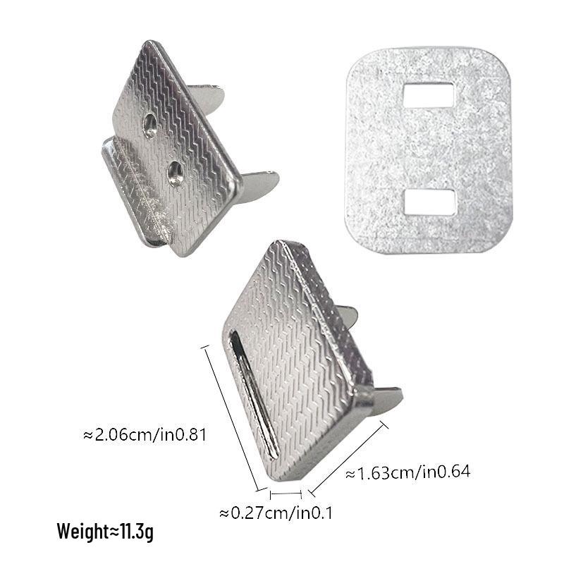 Plum Blossom Magnetic Snap Buttons: Hand-Sewn Invisible Male-Female Magnets (100 pcs)