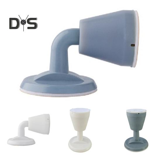 Silicone Door Stopper Wall Protector Shock Absorbent Noise Free Self-Adhesive No Drilling Anti-collision Floor Mount Door Catch Doorstop