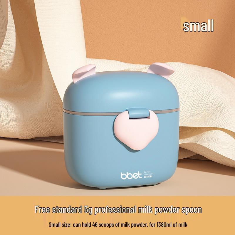 Portable Large Capacity Baby Milk & Rice Powder Storage Box - Moisture-Proof & Sealed
