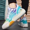 Guochao College Wind Stoßdämpfende und verschleißfeste praktische Basketballschuhe für Herren und Damen, vielseitig, trendig, modisch, für Paare, lässig, Sport-Sh