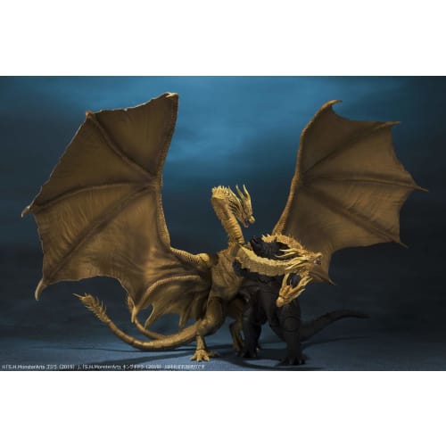 TAMASHII NATIONS S.H. MonsterArts Godzilla King Ghidorah (2019) Approximately 250mm ABS & PVC Painted Movable Figure