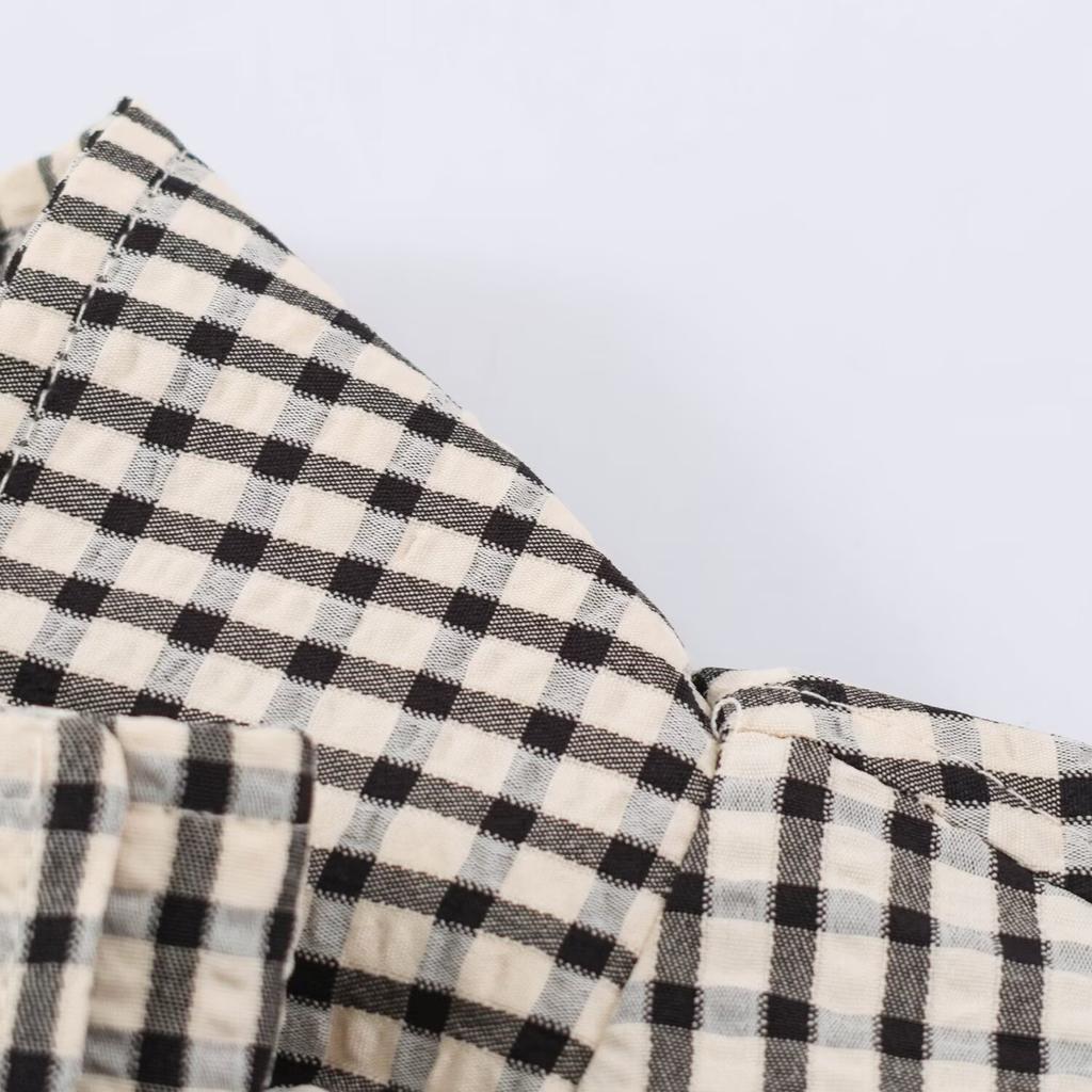 The Autumn New European and American Style Casual Plaid Pilot Jacket Is 3046211