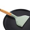 Wooden Handle Tamagoyaki  Spatula Silicone Pizza Shovel Cooking Utensils Scraper  Non Stick Pan