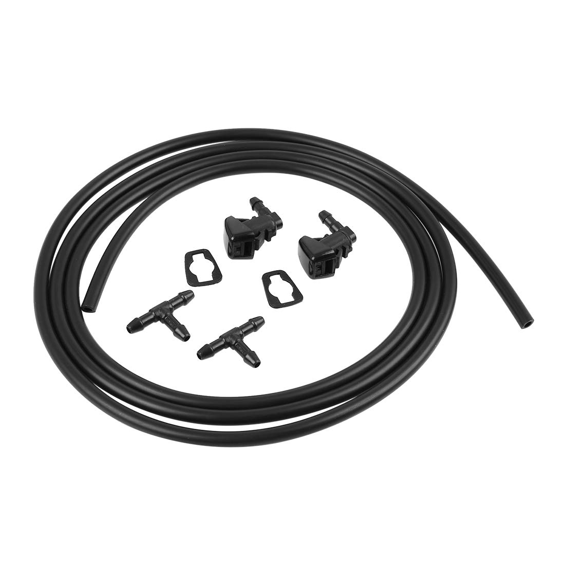 uxcell Windshield Washer Nozzle Car Front Windshield Washer Nozzle Kit