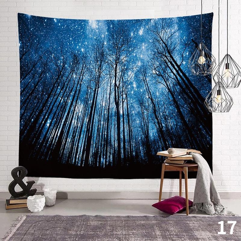 Wandteppich mit tropischen Pflanzen, Palmblättern, für den Sommer, Grünpflanzen, Party für die Inneneinrichtung, Ästhetik, Wandteppich mit Blättern