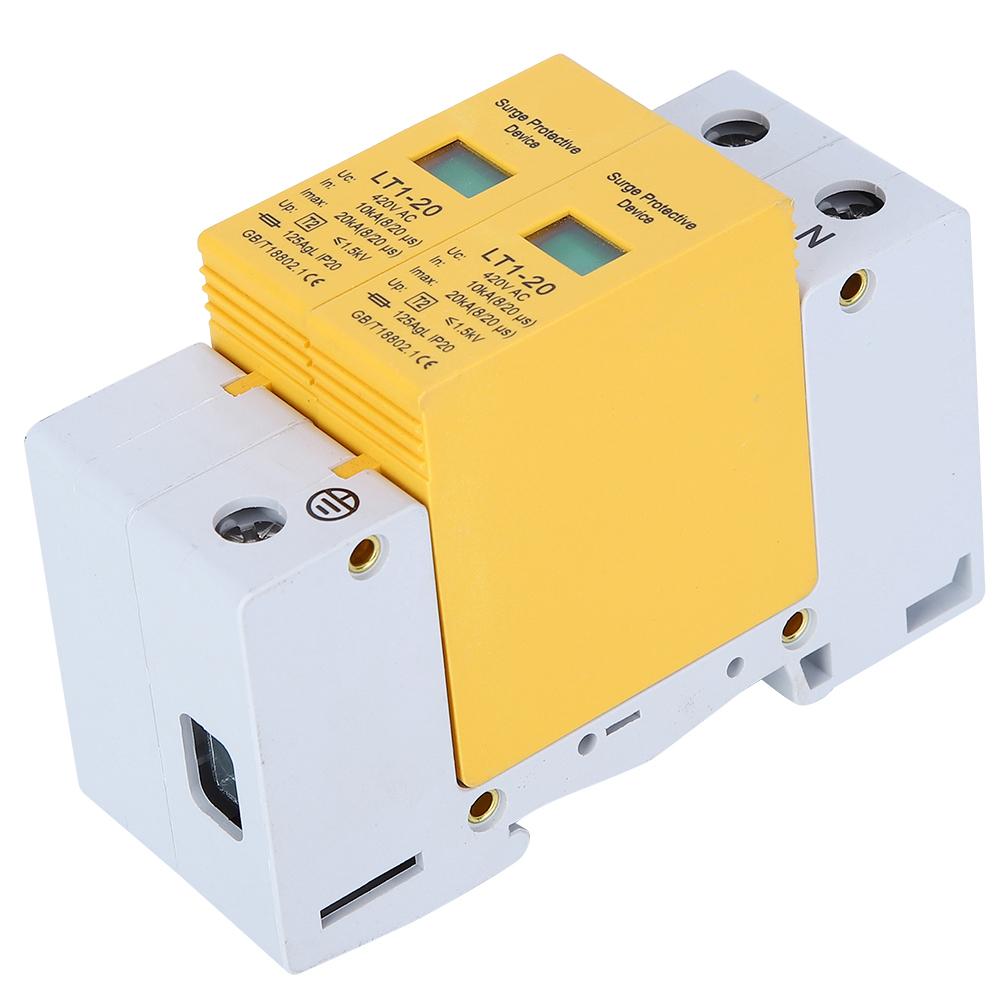 Überspannungsschutzgerät Gelbes Modul 2P LT120 20ka Blitzschutz Modulargeräte