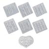 Silikon Blume Schmetterling Nagel Carving Form 3D Stempelplatte Nägel Schablonen UV Gel Maniküre Werkzeuge Nail Art Maniküre