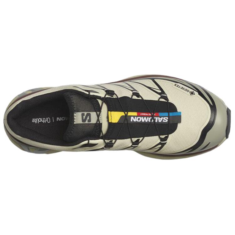 SALOMON XT 6 Wear Resistant And Waterproof Low Top Outdoor Shoes Unisex Beige Green 492022