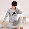 Pure Cotton Autumn Thermal Suit for Youth Boys - Lightweight Long Underwear