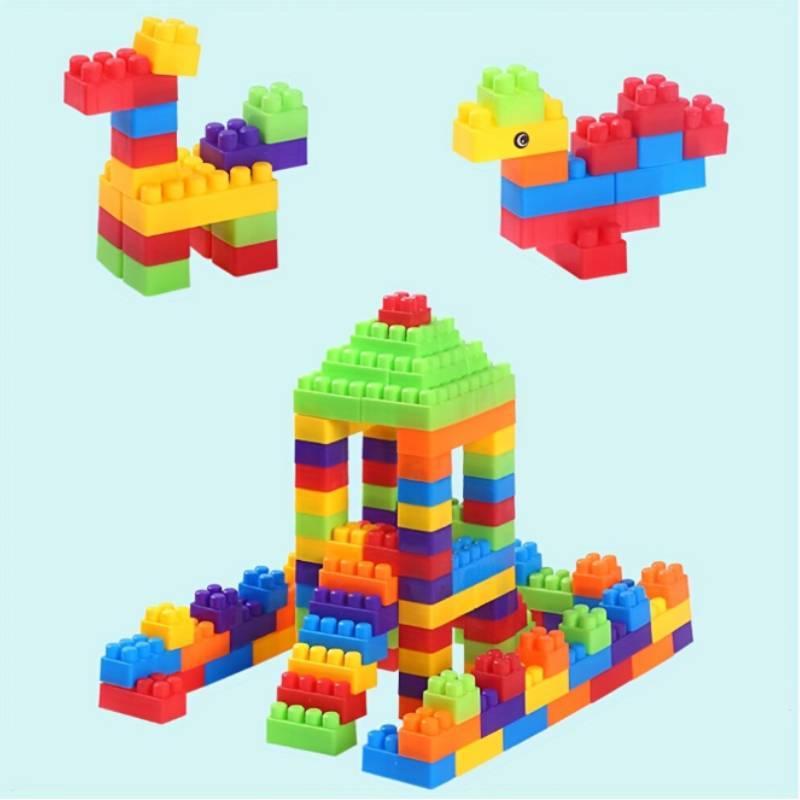 Classic Large Block Building Set With Diy Creativity For Toddler Learning And Early Education