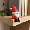 Holiday Shelf Sitter 3D Printed Santa Claus Figurine, Christmas Decoration, Party Supplies Small Gnome Statue for Desktop Home Decor Seasonal