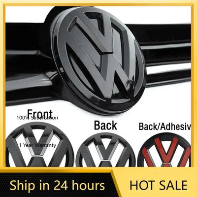 For VW VOLKSWAGEN New VW Car Front Grill/Rear Emblem Lid Covers Logo Sticker For Volkswagen Polo 2011-now 6R0853600A 35D853630 C