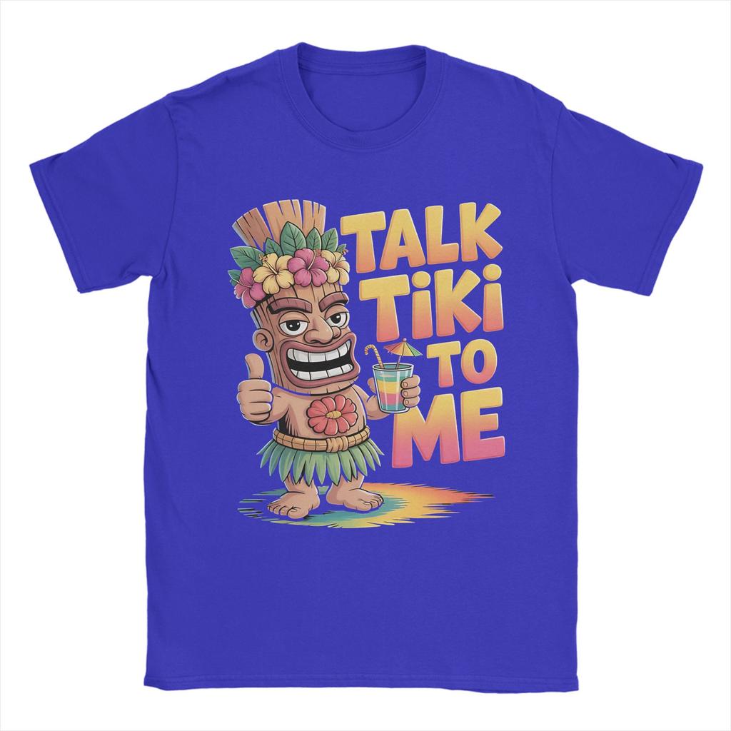 Unisex TShirts tropical humor beach party tiki tropical drink Vintage 100 Cotton Tees Short Sleeve T Shirt O Neck Tops Printed