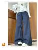 Frühling 2026 Damen Amerikanischer Stil Niedrige Taille Grau Spicy Girl Micro-Flare Jogginghose: Schmal Geschnitten, Po-Hebend, Bequem, Lässige Lange Hosen