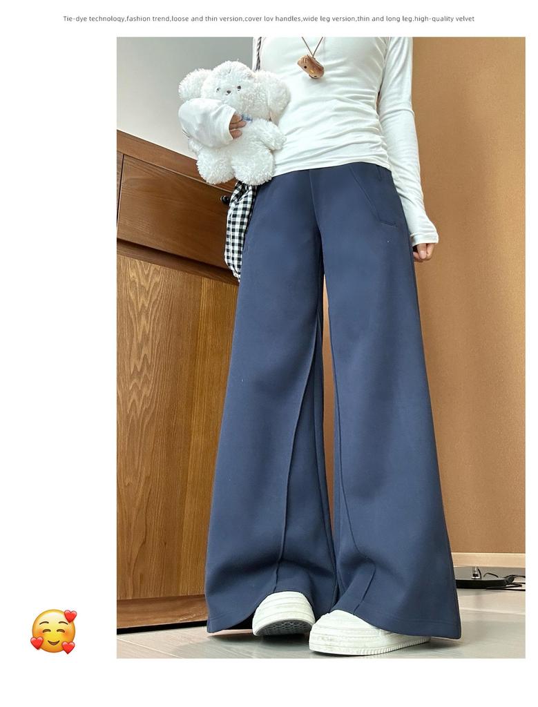 Frühling 2026 Damen Amerikanischer Stil Niedrige Taille Grau Spicy Girl Micro-Flare Jogginghose: Schmal Geschnitten, Po-Hebend, Bequem, Lässige Lange Hosen