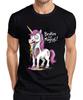 Broken But Magical Unicorn Rainbow Vomit Skeleton Funny Unisexs TShirt