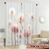 2pcs, 2D FLAT PRINTING Curtains (Without Rod) Blossom Harmony(1) Modern Curtains Versatile 100% Polyester Curtains All Seasons
