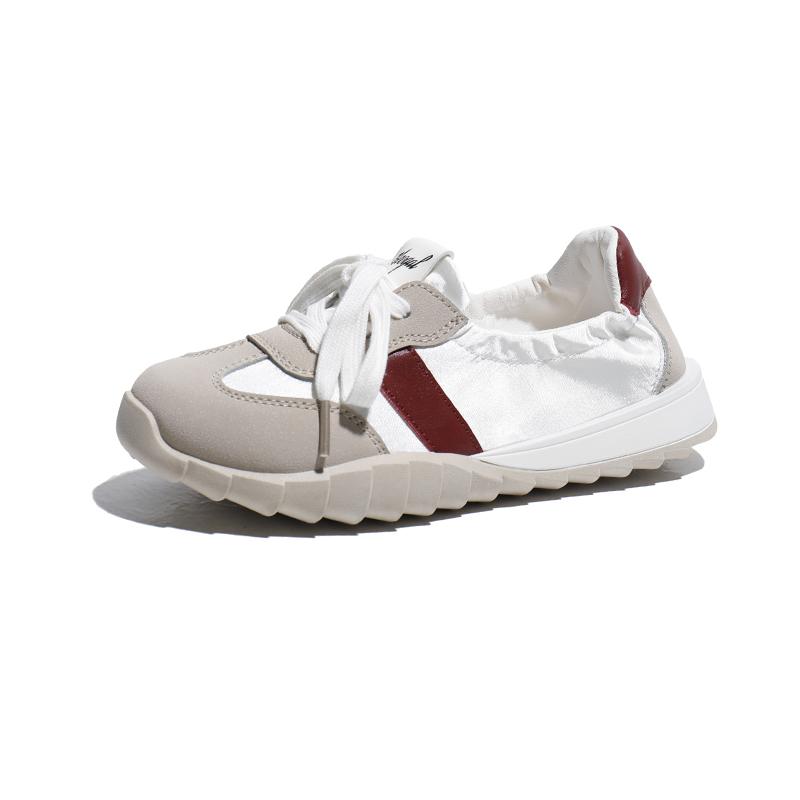 Fashion Women Sneakers Fashion Shoes Spring Trend Casual Flats Female DLSYXD Fashion Comfort White Vulcanized Platform Shoes for Women