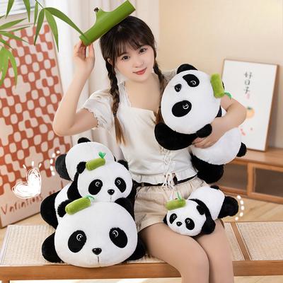 Papa Panda Doll Bamboo Giant Panda Plush Toy Cute Cartoon Doll Chengdu Giant Panda Travel Souvenir