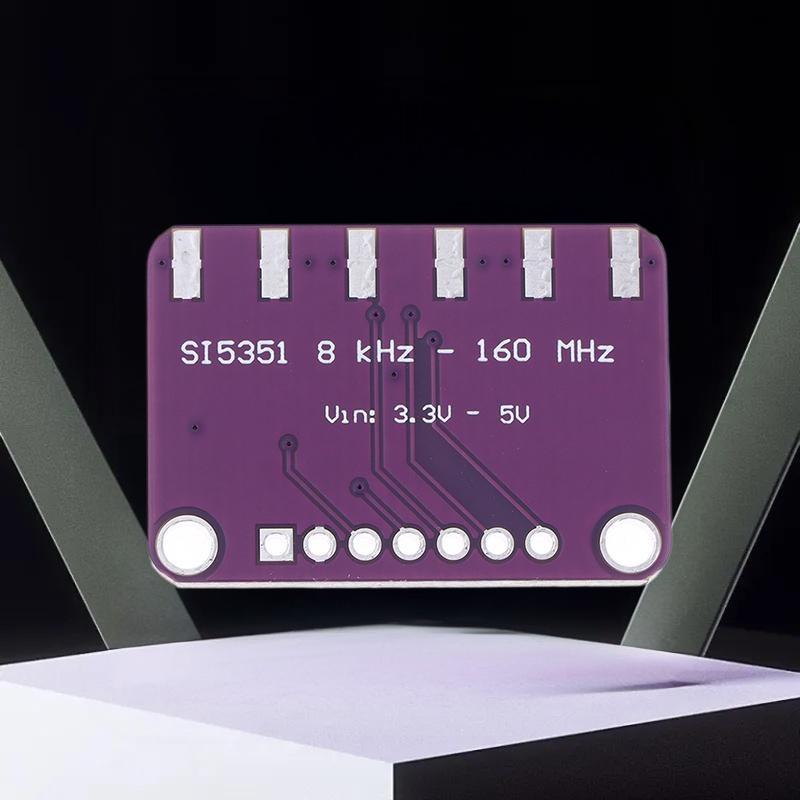 Si5351 Generátor hodin Modul breakout desky DC 3V-5V Si5351A Generátor signálu Hodiny 8kHz-160MHz I2C
