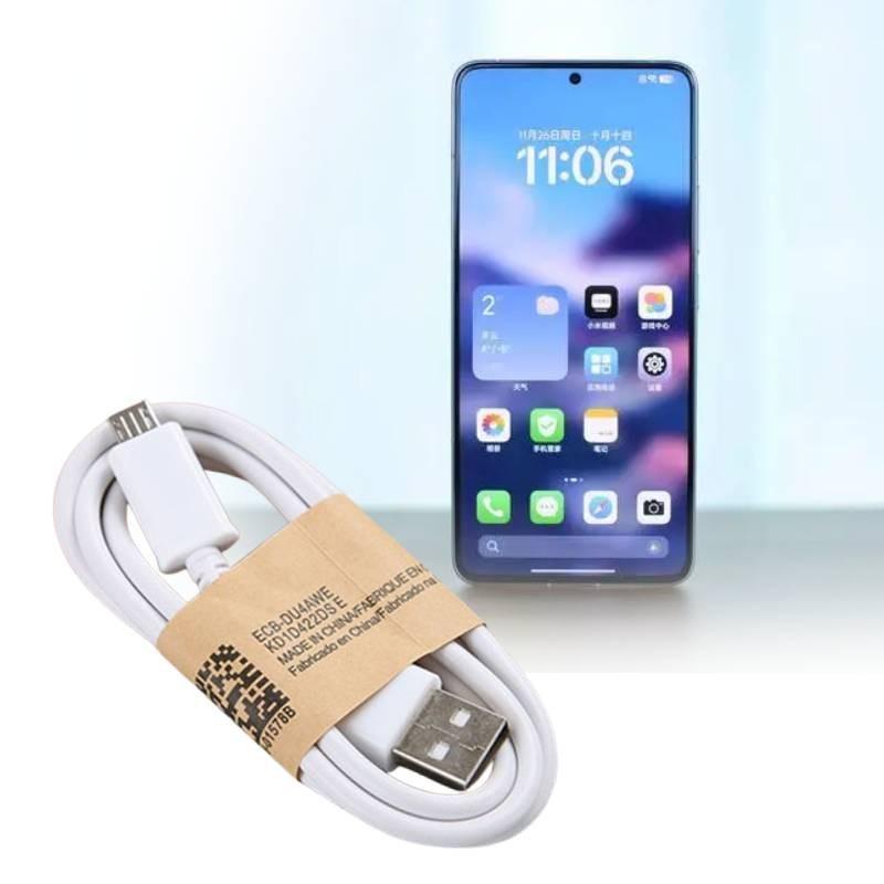 White Usb Micro Data Cable Fast Charger For Samsung Galaxy Android Phone Tools