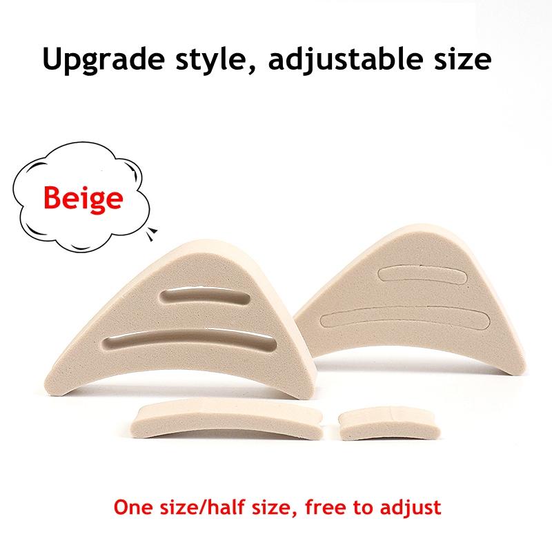 1pair Women High Heel Toe Plug Insert Shoe Front Filler Cushion Pain Relief Protector Accessories Forefoot Pad Half Feet Insoles