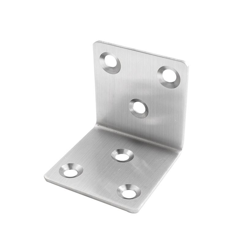 Thickened Stainless Steel 90° L-Shaped Angle Bracket for Shelf and Furniture Support