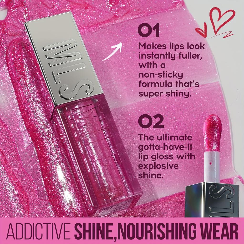 Błyszczyk do ust Sparkling Diamond Lip Gloss 6 kolorów Nawilżająca, nieklejąca formuła Płynna szminka Makijaż ust Idealny na przyjęcia świąteczne i prezenty